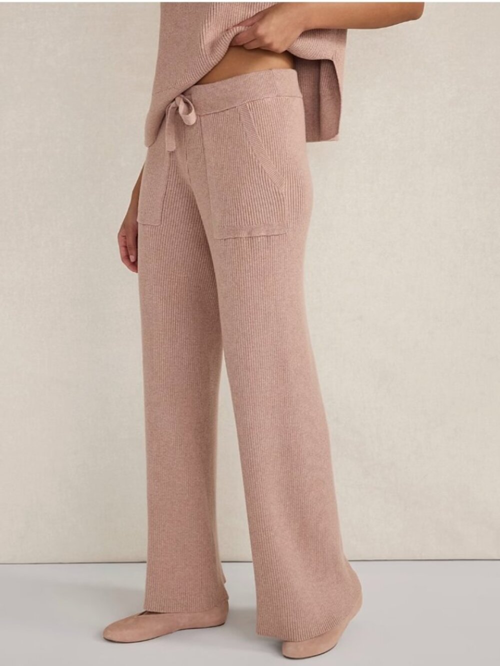 Haven Well Within Organic Cotton Cashmere Wide Leg Pants XS